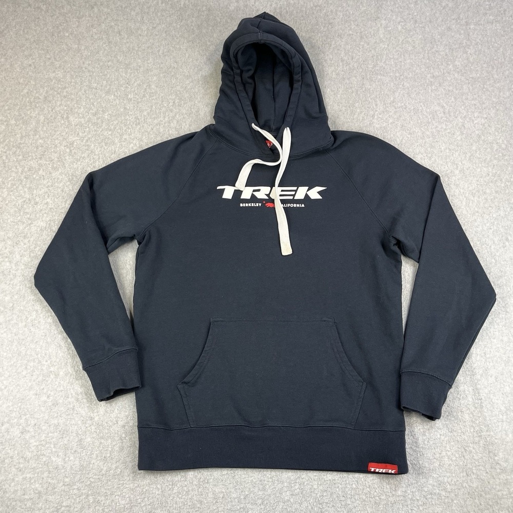 Retro Trek Bicycle Hoodie Mens Large Navy Mountain Bike Cycling Berkeley Cali